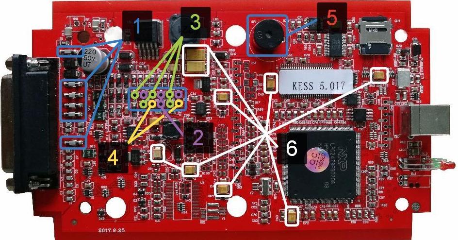 Плата качественного Kess v2 (EU версия)