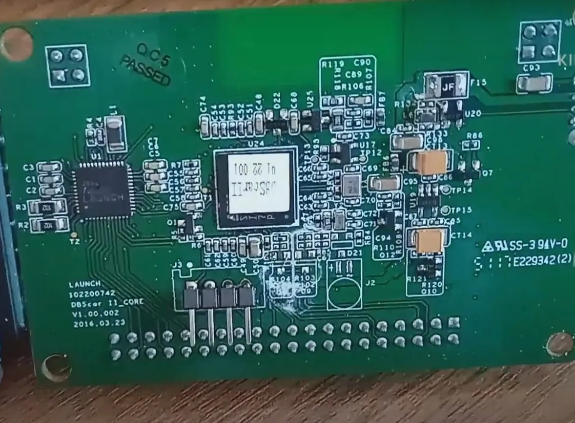 Плата DBScar II с распаянным разъемом J3