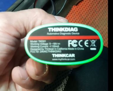 Шильдик ThinkDiag 1 Model TKD01